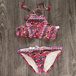 Nanette Lepore Colorful Patterned Bikini Set